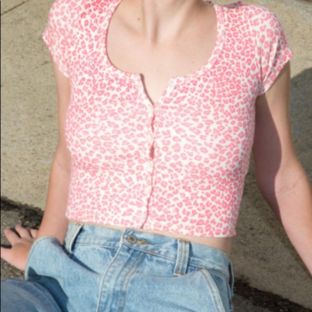Rare brandy cheetah print top